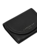 LIEBESKIND BERLIN Leder-Geldbörse "Louisa" in Schwarz - (B)11 x (H)8 x (T)2,5 cm