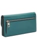 LIEBESKIND BERLIN Leder-Geldbörse "Slam" in Türkis - (B)18,5 x (H)9,5 x (T)2,5 cm