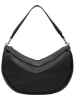 LIEBESKIND BERLIN Leder-Schultertasche in Schwarz - (B)37,5 x (H)24,5 x (T)13 cm