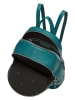 LIEBESKIND BERLIN Leder-Rucksack "Alita" in Petrol - (B)26 x (H)31,5 x (T)11 cm