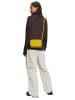 LIEBESKIND BERLIN Leder-Umhängetasche "Luka" in Gelb - (B)20,5 x (H)14,5 x (T)7 cm