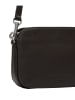 LIEBESKIND BERLIN Leren schoudertas "Luka" donkerbruin - (B)20,5 x (H)14,5 x (D)7 cm