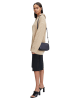 LIEBESKIND BERLIN Leren schoudertas "Luka" donkerblauw - (B)20,5 x (H)14,5 x (D)7 cm