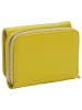 LIEBESKIND BERLIN Leren portemonnee "Pablita" geel - (B)11 x (H)8,5 x (D)2,5 cm
