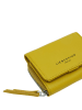 LIEBESKIND BERLIN Leren portemonnee "Pablita" geel - (B)11 x (H)8,5 x (D)2,5 cm