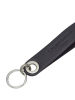 LIEBESKIND BERLIN Leder-Schlüsselring in Dunkelblau - (L)13 cm