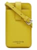 LIEBESKIND BERLIN Leren smartphonetas geel - (B)10 x (H)18 x (D)2,5 cm