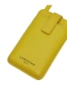 LIEBESKIND BERLIN Leren smartphonetas geel - (B)10 x (H)18 x (D)2,5 cm