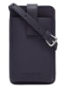 LIEBESKIND BERLIN Leder-Handytasche in Dunkelblau - (B)10 x (H)18 x (T)2,5 cm