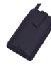 LIEBESKIND BERLIN Skórzana torebka w kolorze granatowym na telefon  - 10 x 18 x 2,5 cm