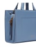 LIEBESKIND BERLIN Leder-Henkeltasche in Hellblau - (B)24 x (H)17,5 x (T)9,5 cm