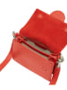 LIEBESKIND BERLIN Leren schoudertas rood - (B)24,5 x (H)12,5 x (D)17 cm