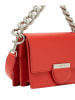 LIEBESKIND BERLIN Leren schoudertas rood - (B)24,5 x (H)12,5 x (D)17 cm