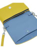 LIEBESKIND BERLIN Leren schoudertas geel - (B)22 x (H)13,5 x (D)2 cm