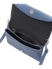 LIEBESKIND BERLIN Leder-Umhängetasche in Hellblau - (B)22 x (H)13,5 x (T)2 cm