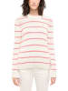Mustang Pullover in Creme/ Rosa