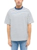 Mustang Shirt wit/blauw
