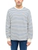 Mustang Longsleeve in Dunkelblau/ Creme