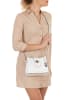 Anna Morellini Leder-Umhängetasche "Elianna" in Weiß - (B)22 x (H)19 x (T)10 cm