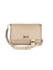 Anna Morellini Leder-Umhängetasche "Matalia" in Beige - (B)22 x (H)17 x (T)9 cm