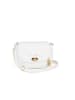 Anna Morellini Leder-Umhängetasche "Iseppa" in Weiß - (B)24 x (H)21 x (T)9 cm