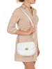 Anna Morellini Leder-Umhängetasche "Iseppa" in Weiß - (B)24 x (H)21 x (T)9 cm