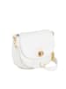 Anna Morellini Leren schoudertas "Iseppa" wit - (B)24 x (H)21 x (D)9 cm