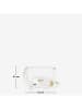 Anna Morellini Leren schoudertas "Iseppa" wit - (B)24 x (H)21 x (D)9 cm