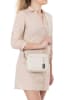 Anna Morellini Leren schoudertas "Aldina" lichtbeige - (B)22 x (H)18 x (D)11 cm