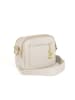 Anna Morellini Leren schoudertas "Aldina" lichtbeige - (B)22 x (H)18 x (D)11 cm