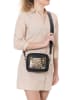Anna Morellini Leder-Umhängetasche "Aldina" in Schwarz - (B)22 x (H)18 x (T)11 cm