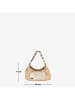 Anna Morellini Henkeltasche "Santina" in Beige - (B)20 x (H)17 x (T)8 cm