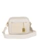 Anna Morellini Leder-Umhängetasche "Ilaria" in Creme - (B)20 x (H)17 x (T)8 cm