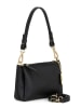 Anna Morellini Leren schoudertas "Scilla" zwart - (B)30 x (H)15 x (D)11 cm
