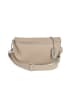 Anna Morellini Leder-Brustbeutel "Agnese" in Beige - (B)23 x (H)15 x (T)1 cm