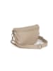 Anna Morellini Leder-Brustbeutel "Agnese" in Beige - (B)23 x (H)15 x (T)1 cm