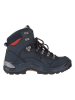 LOWA Leder-Wanderboots "Renegade GTX MID" in Dunkelblau/ Rot