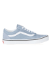 Vans Leder-Sneakers "Old Skool" in Hellblau