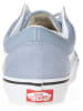 Vans Leder-Sneakers "Old Skool" in Hellblau