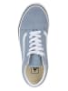 Vans Leder-Sneakers "Old Skool" in Hellblau