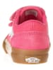 Vans Leder-Sneakers "Old Skool V" in Pink