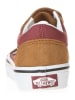 Vans Leder-Sneakers "Old Skool V" in Hellbraun