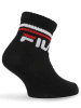 Fila 12er-Set Socken in Weiß/ Grau/ Schwarz