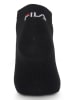 Fila 9er-Set Sneaker-Socken in Schwarz