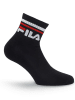 Fila 9er-Set Socken in Schwarz