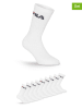 Fila 9-delige set: tennissokken wit