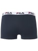 Fila 4er-Set Boxershorts in Dunkelblau/ Weiß/ Schwarz/ Grau