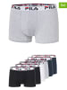 Fila 6er-Set Boxershorts in Dunkelblau/ Weiß/ Schwarz
