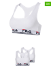 Fila Topy (2 szt.) w kolorze białym