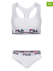 Fila 2-delige ondergoedset wit/blauw